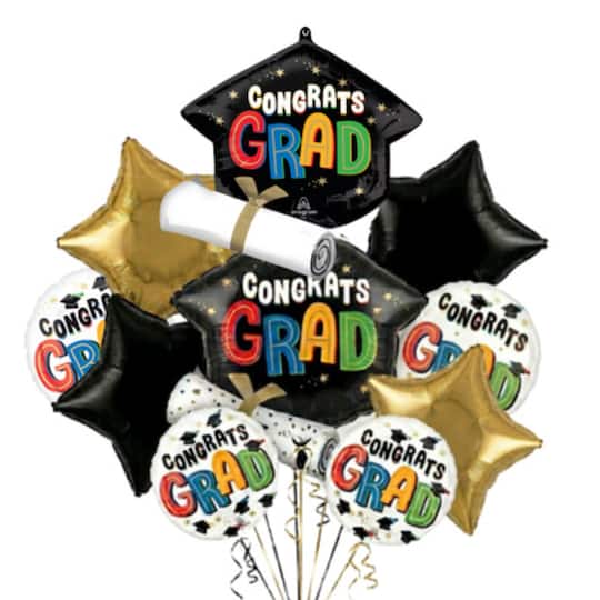 Bright Future Grad Foil Balloon Bundle